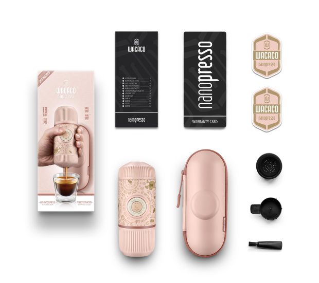 Cafetera Portátil Nanopresso Wacaco - Dark Soul Rosa - Imagen 3